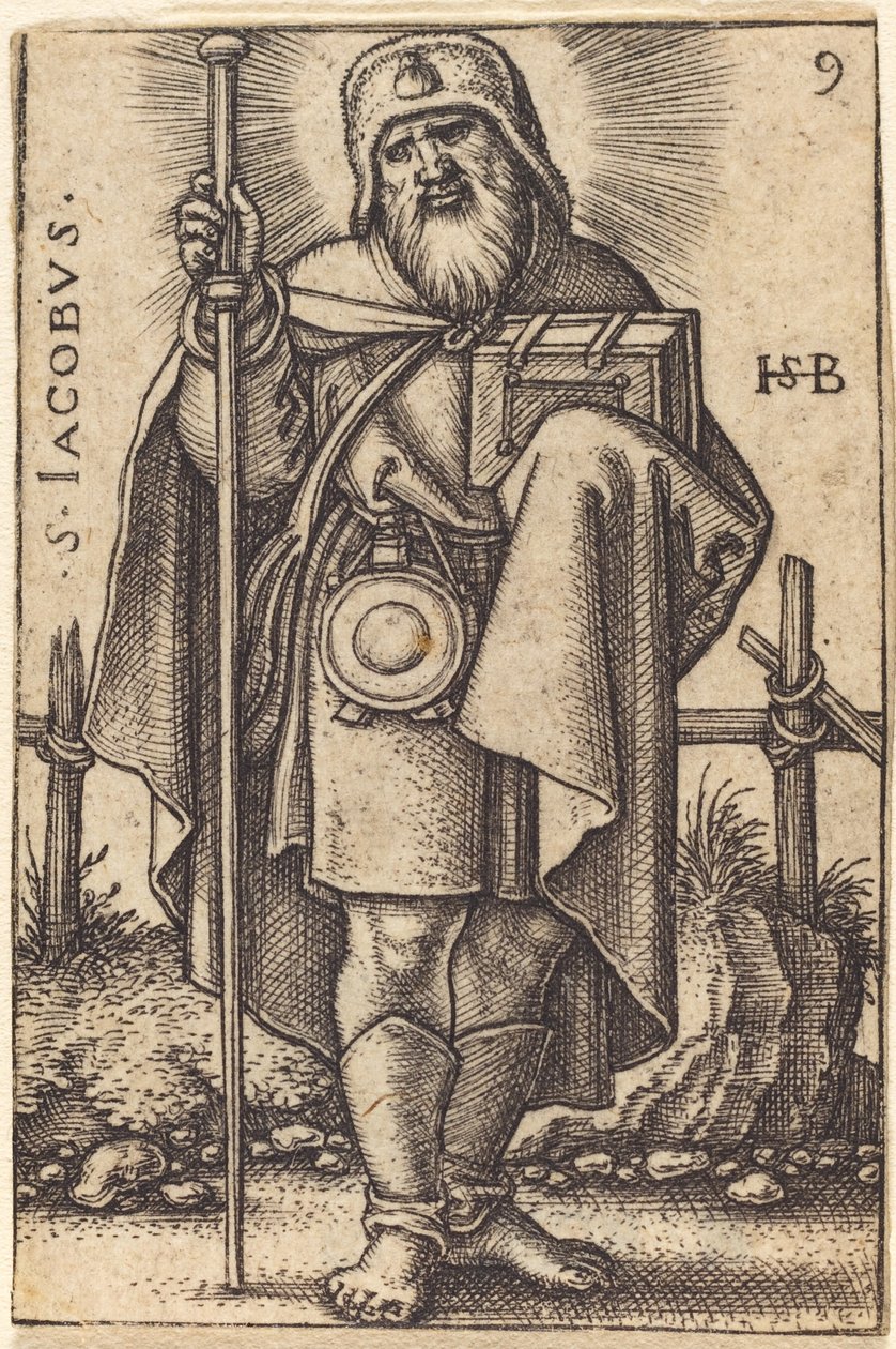 Jacobus de Oudere door Sebald Beham