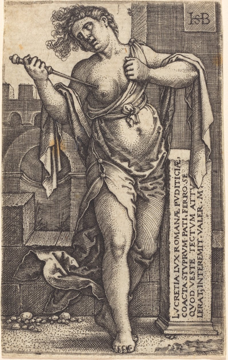 Lucretia Staand door Sebald Beham