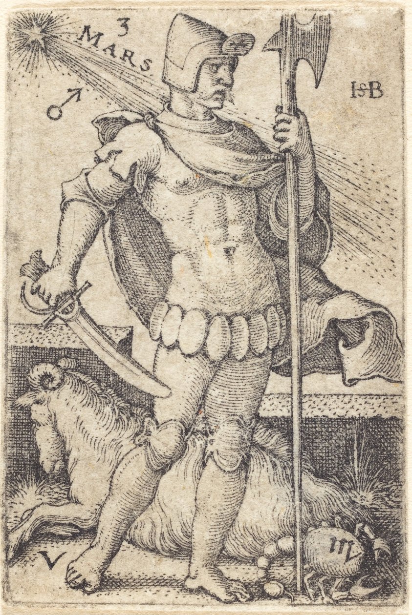 Mars door Sebald Beham