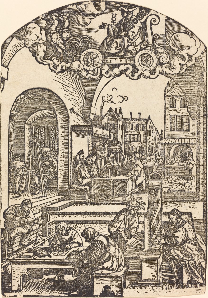 Mercurius door Sebald Beham