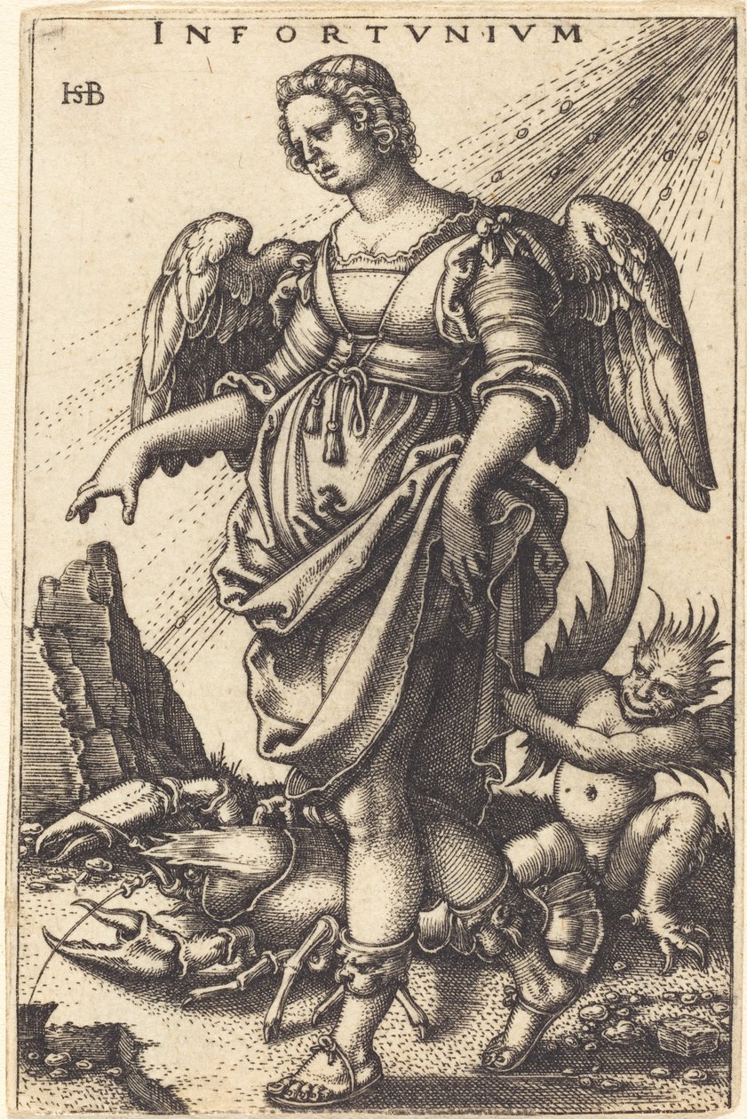 Ongeluk door Sebald Beham