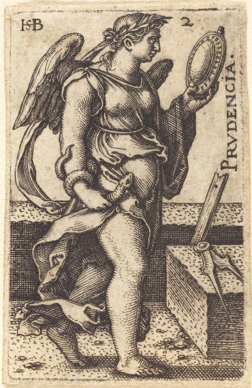 Prudencia door Sebald Beham