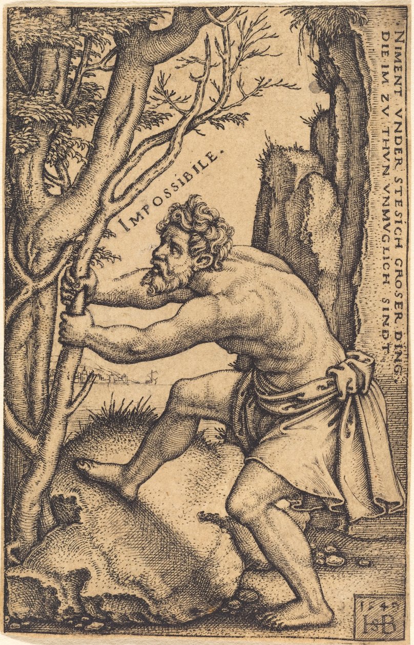 De Onmogelijkheid door Sebald Beham