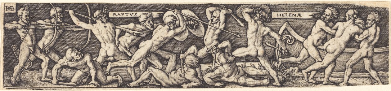 De Verkrachting van Helena door Sebald Beham