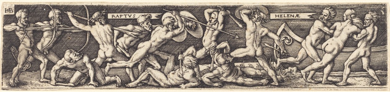 De ontvoering van Helena door Sebald Beham