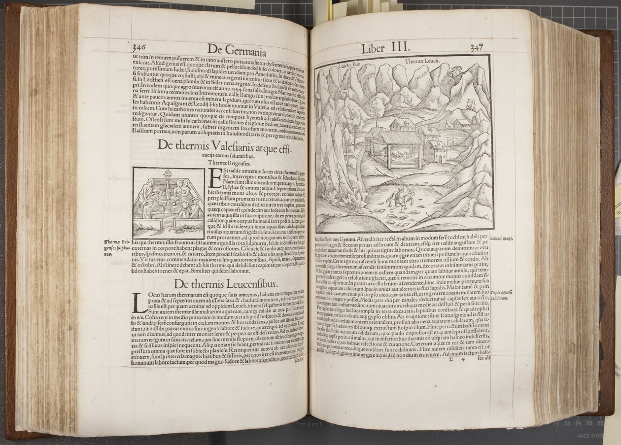 Cosmographia, Fol 346-347, 1544 door Sebastian Munster