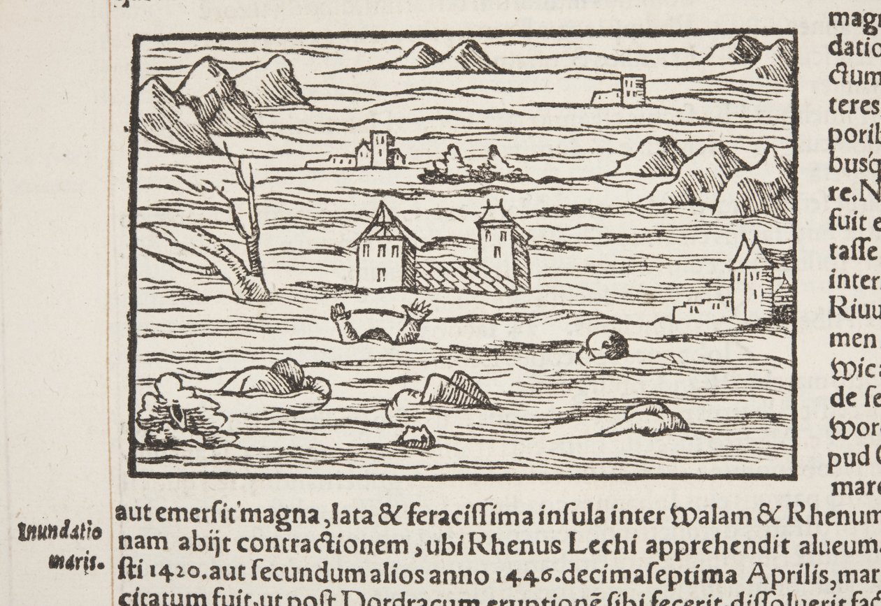 Cosmographia, detail door Sebastian Munster