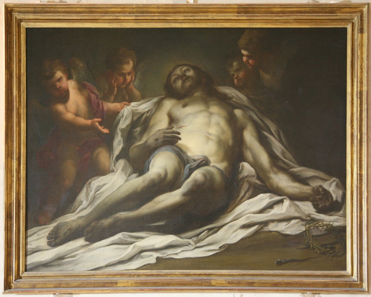 Frans:  Le Christ mort door Sebastiano Conca