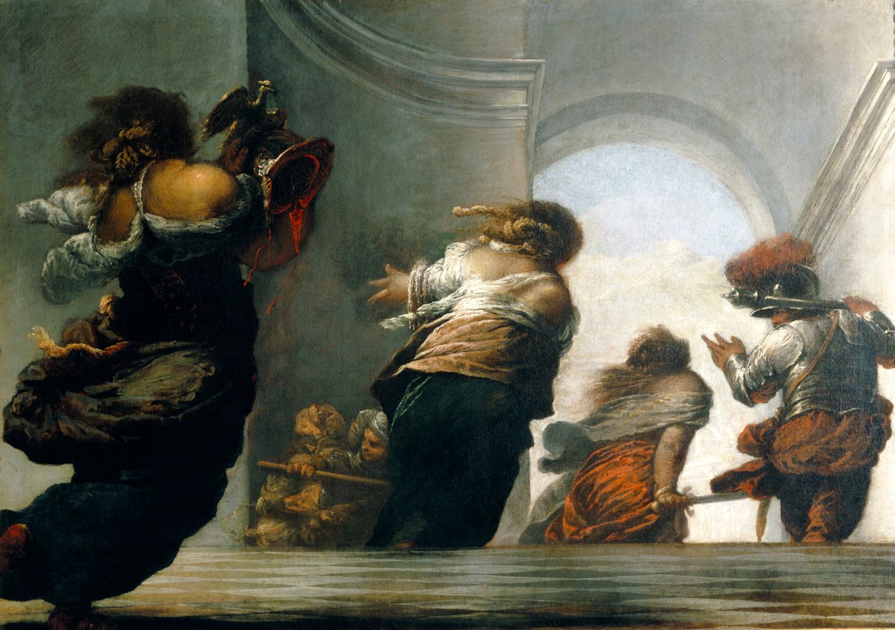 De Tempel van Janus, 17e eeuw door Sebastiano Mazzoni