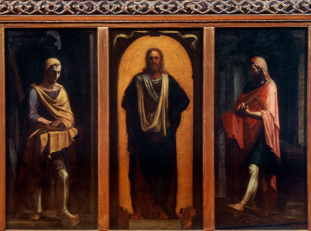 Christus met twee heiligen door Sebastiano Piombo del