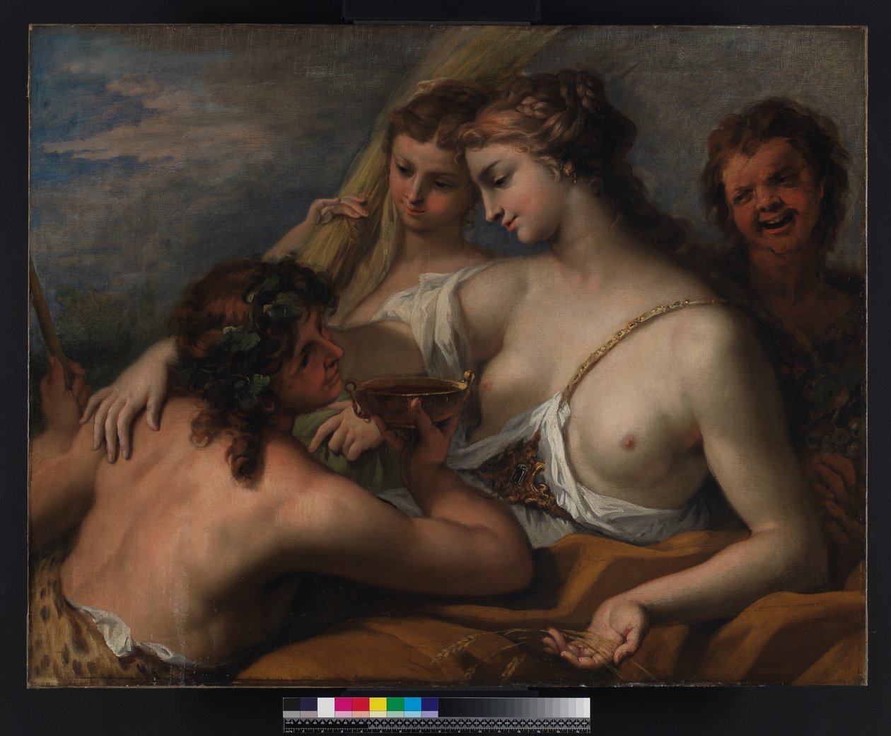 Bacchus en Ceres, niet na 1710 door Sebastiano Ricci