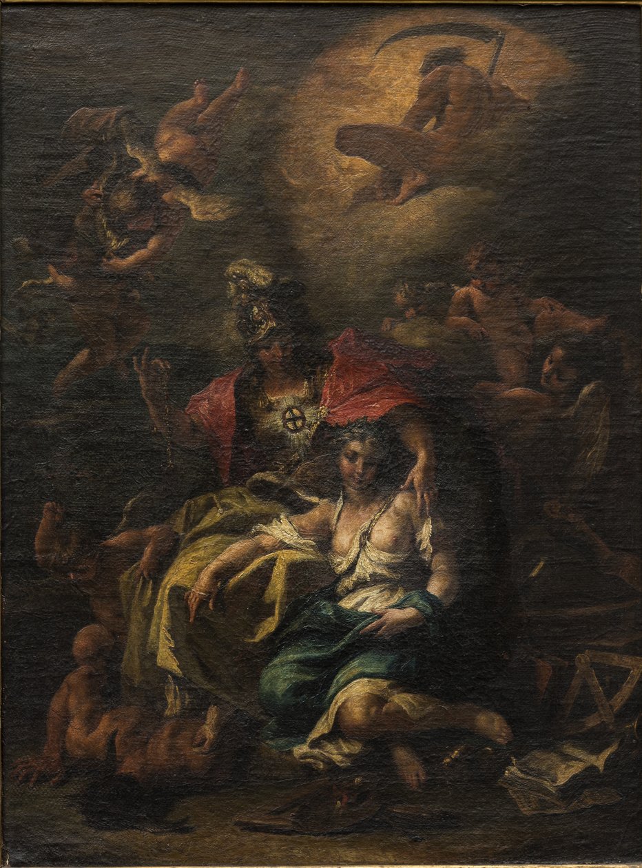 Minerva door Sebastiano Ricci