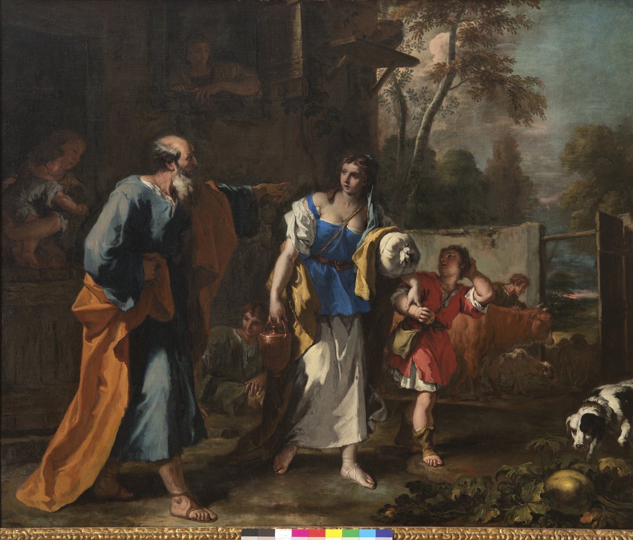 Verstoting van Hagar door Sebastiano Ricci