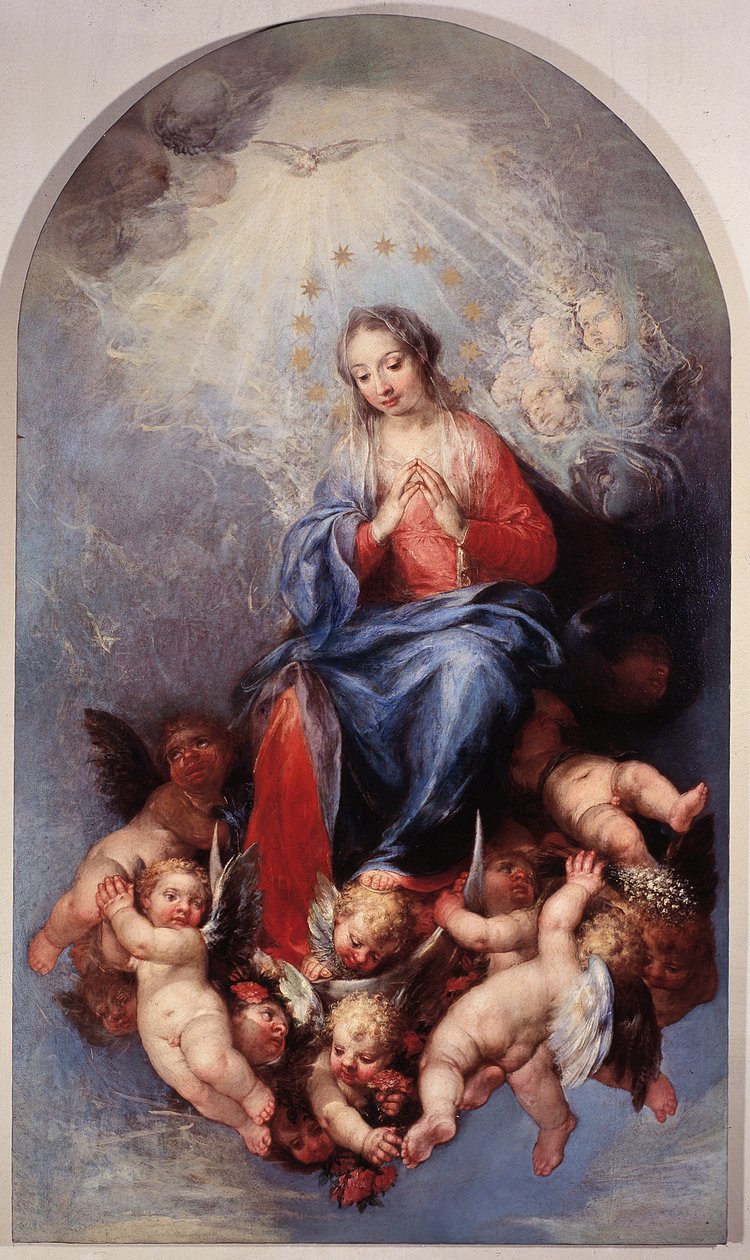 De Onbevlekte Maagd Maria door Sebastiano Ricci