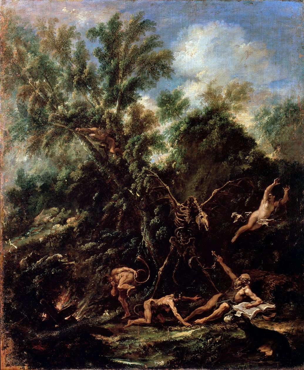 De Verleiding van Sint Antonius, ca. 1706-1707 door Sebastiano Ricci