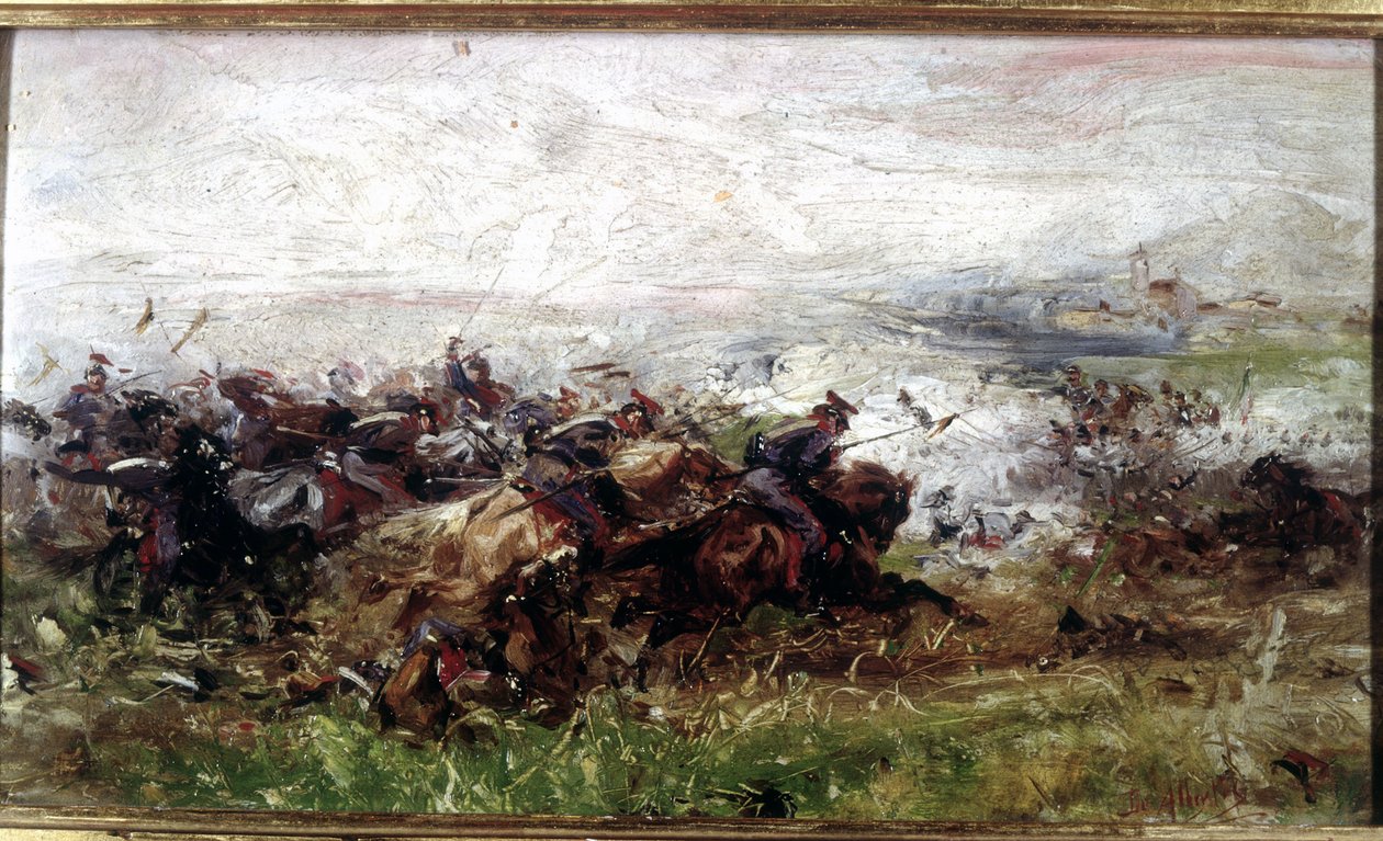 Le carré de Villefranche (militaire strategie) door Sebastiano de Albertis