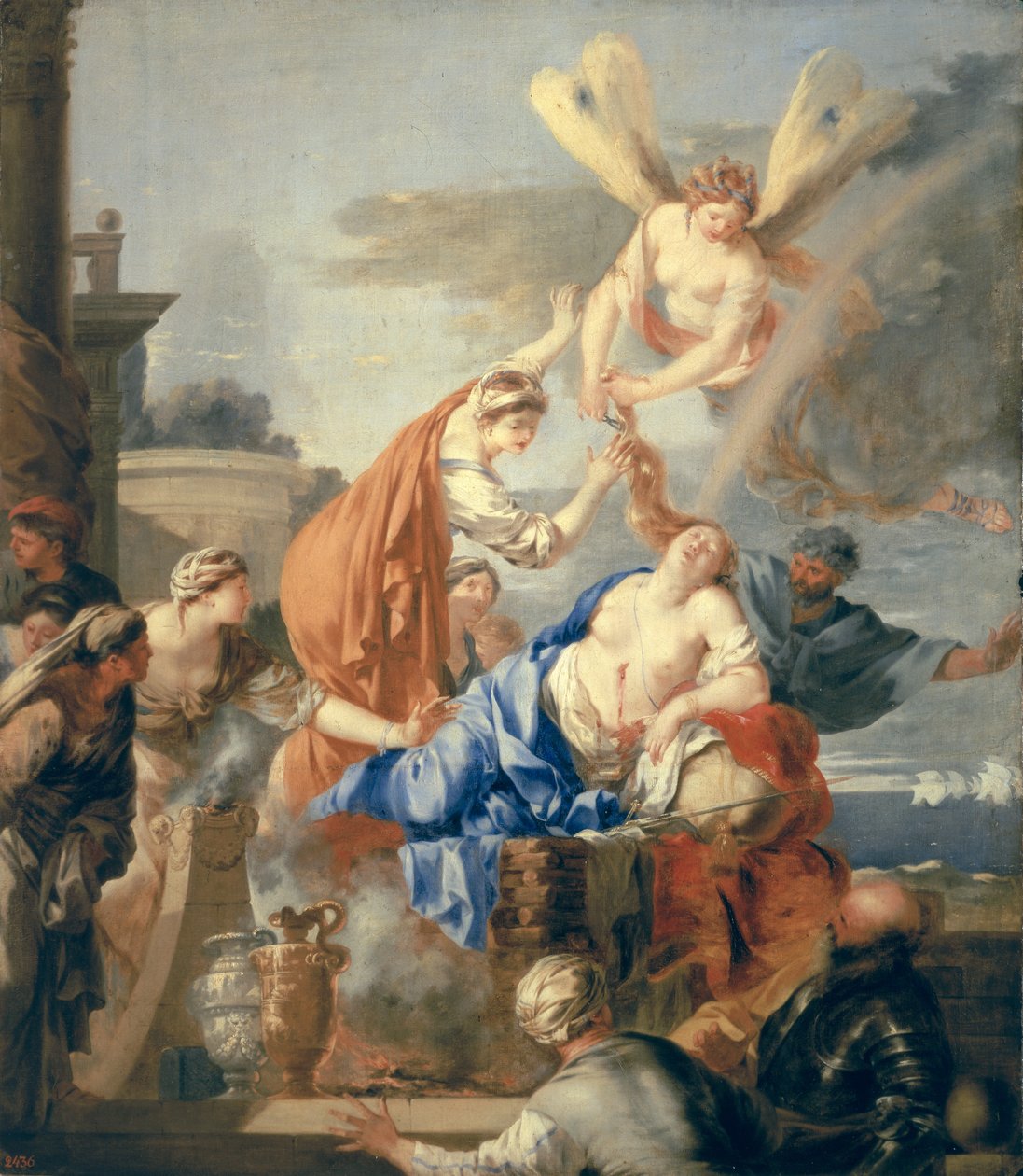 De dood van Dido, eind jaren 1630 door Sébastien Bourdon