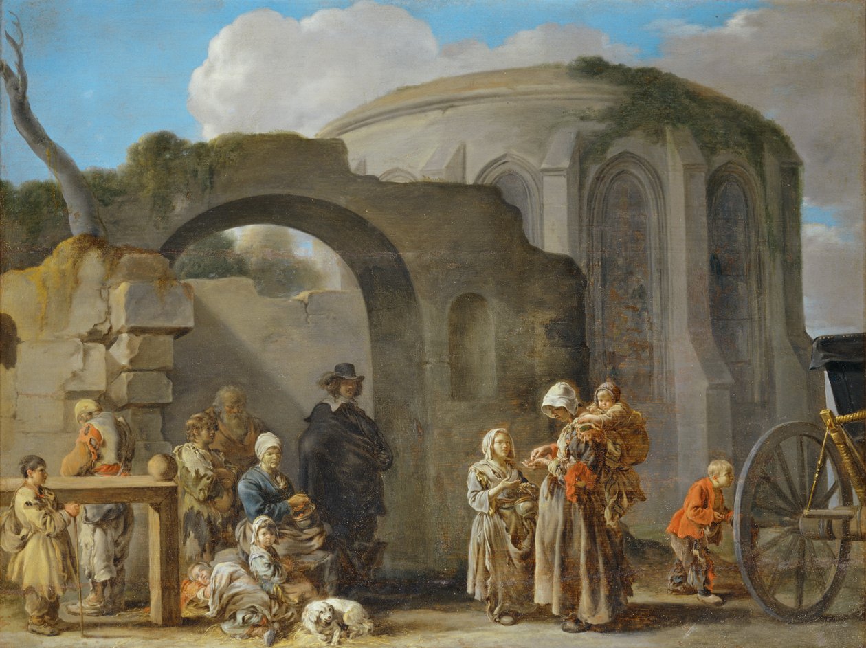 De bedelaars ... door Sébastien Bourdon
