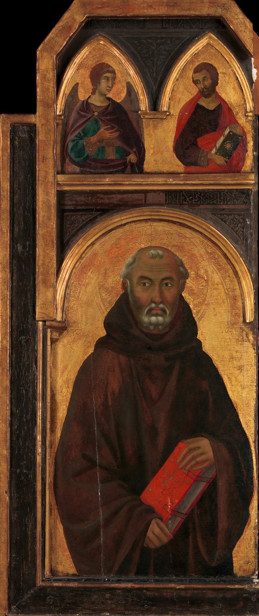 Sint Benedictus, 1320s door Segna di Buonaventura