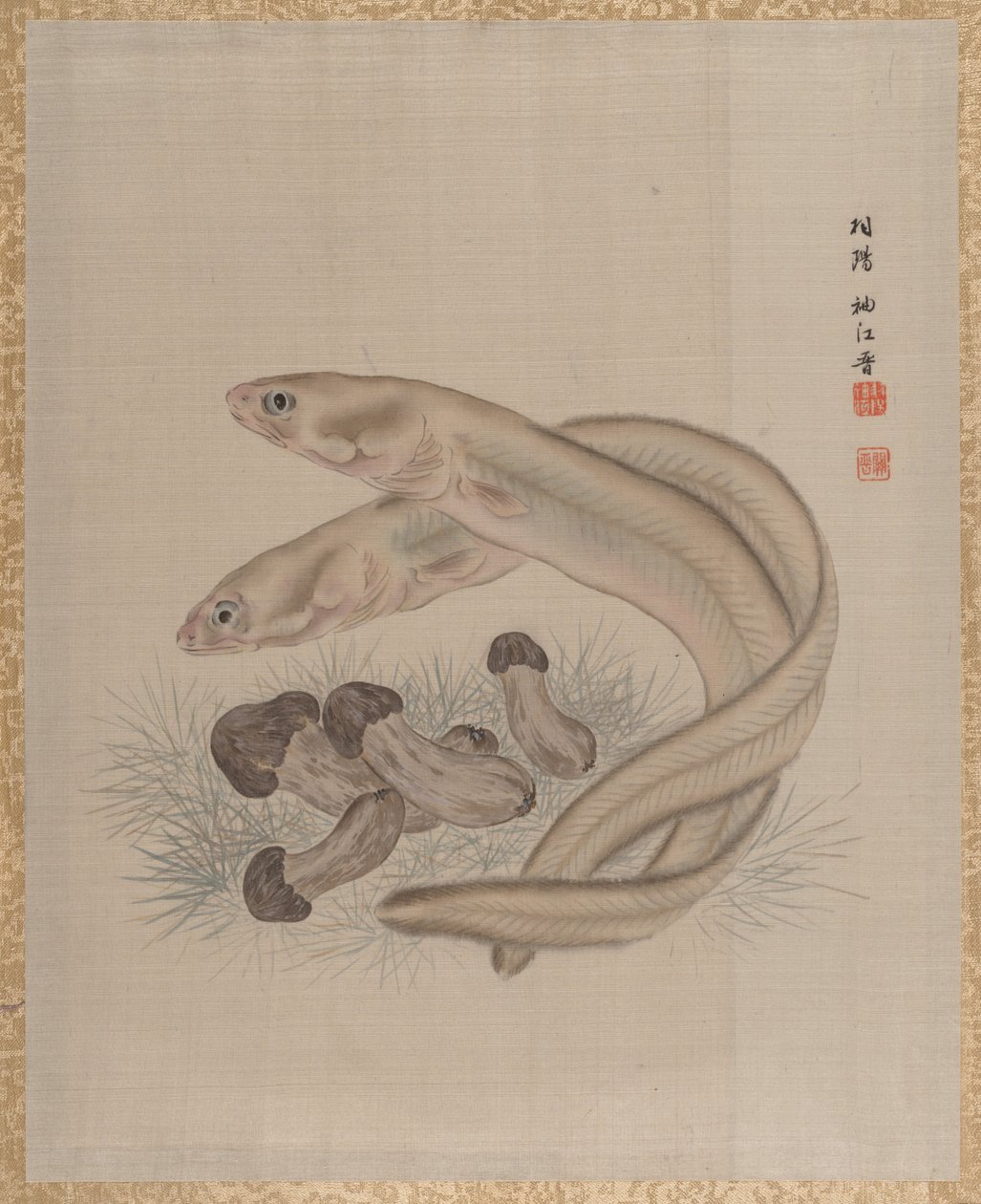 Paling, ca. 1890-92 door Seki Shuko