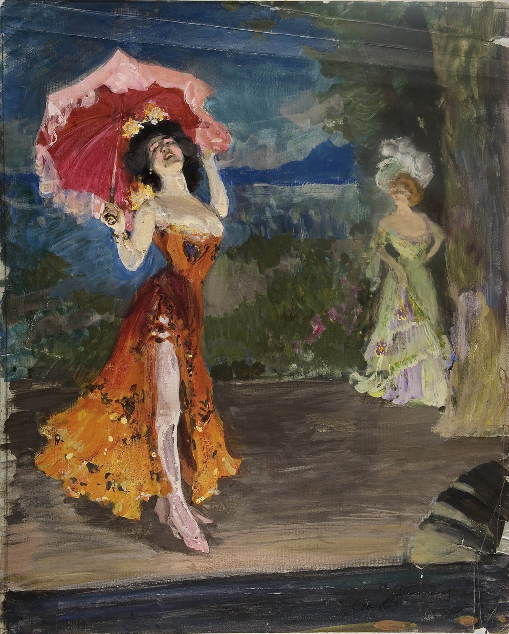 Danser, Begin 1900s door Sergei Arsenevich Vinogradov