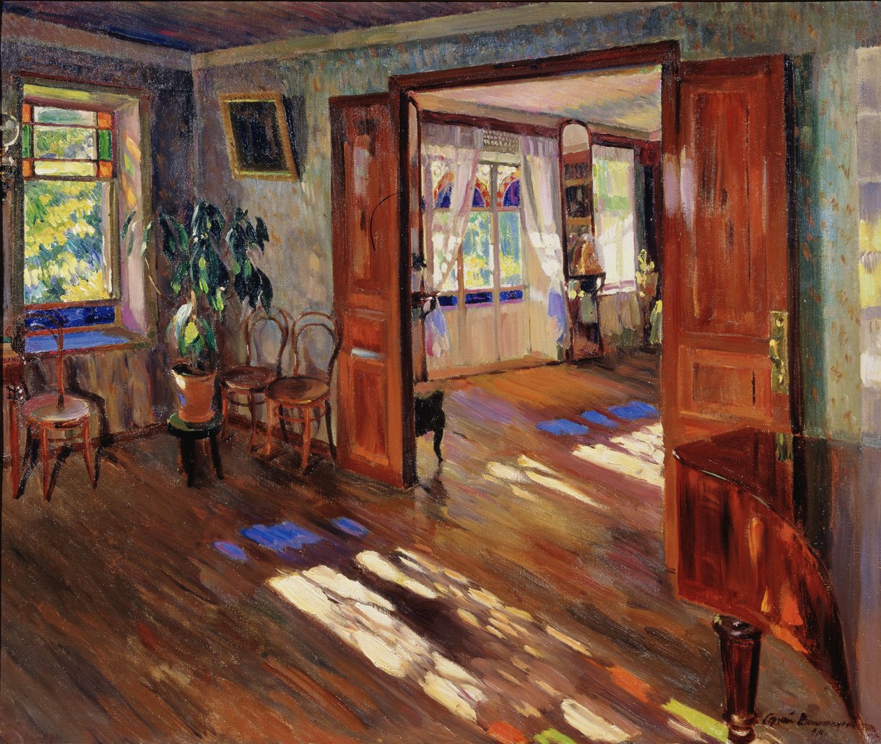 In een huis door Sergei Arsenevich Vinogradov
