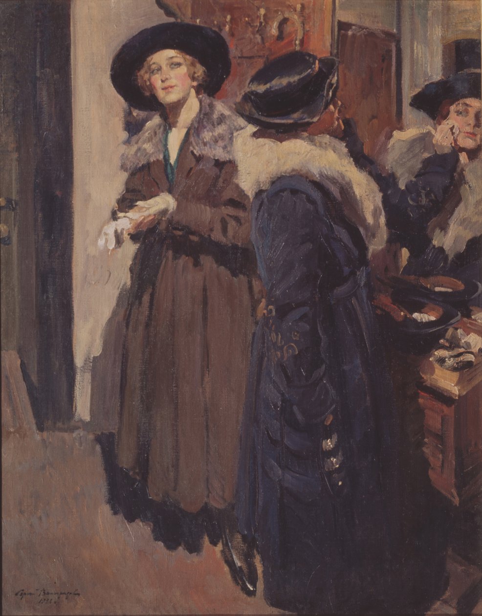 In een voorkamer door Sergei Arsenevich Vinogradov