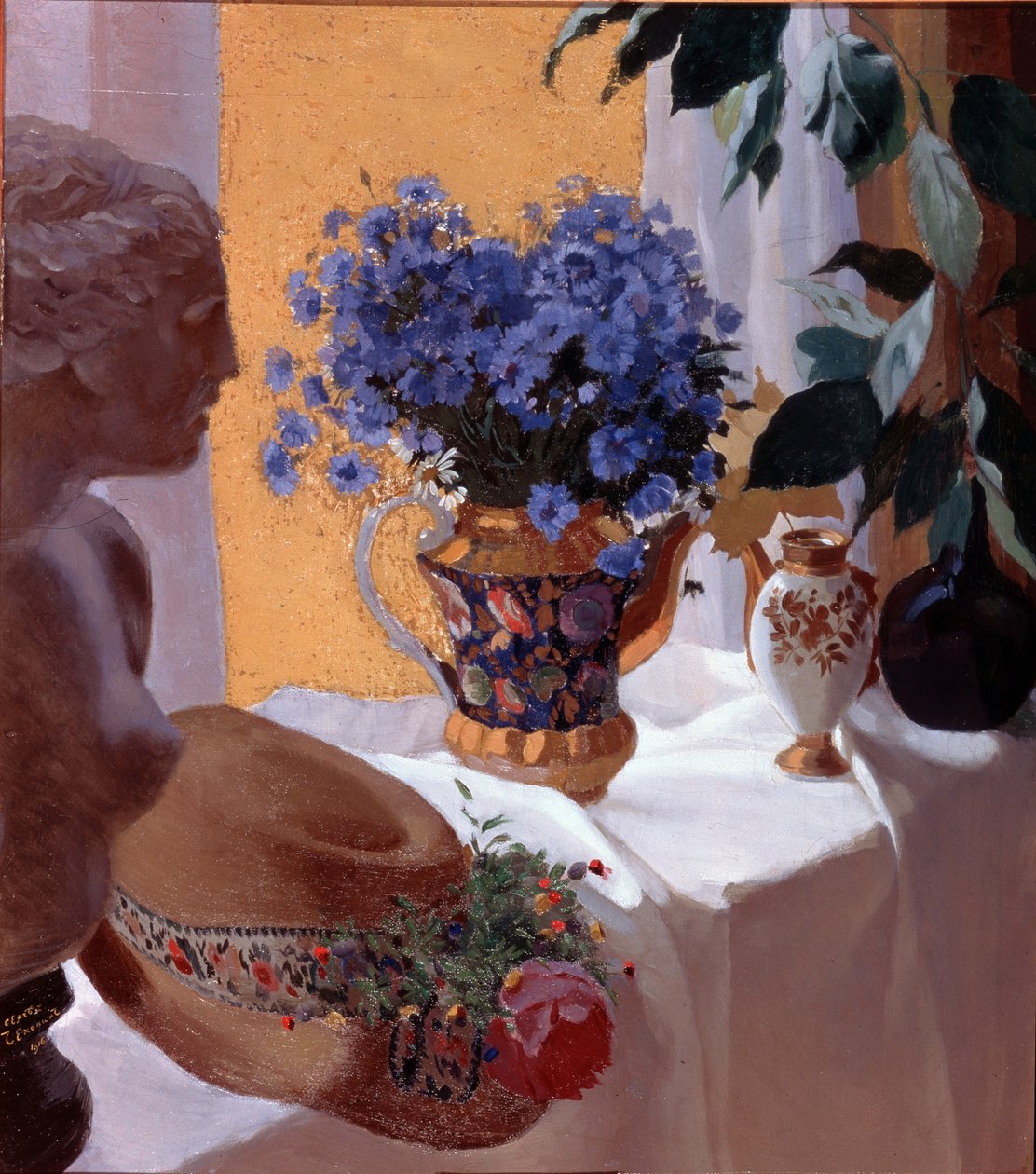 Stilleven, 1916 door Sergei Vasilevich Chekhonin