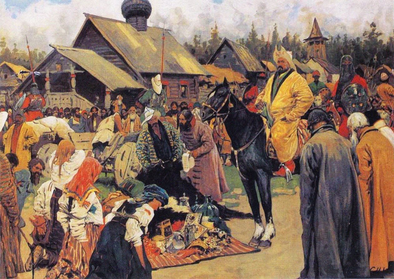 De Baskaks, 1909 door Sergej Vasilevic Ivanov