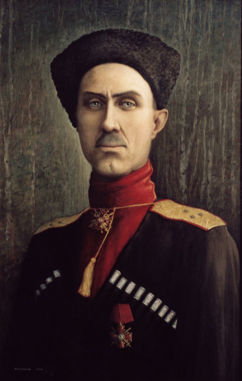 Generaal Baron Pyotr Nikolayevich Wrangel, 2004 door Sergey Lvovich Masalygin