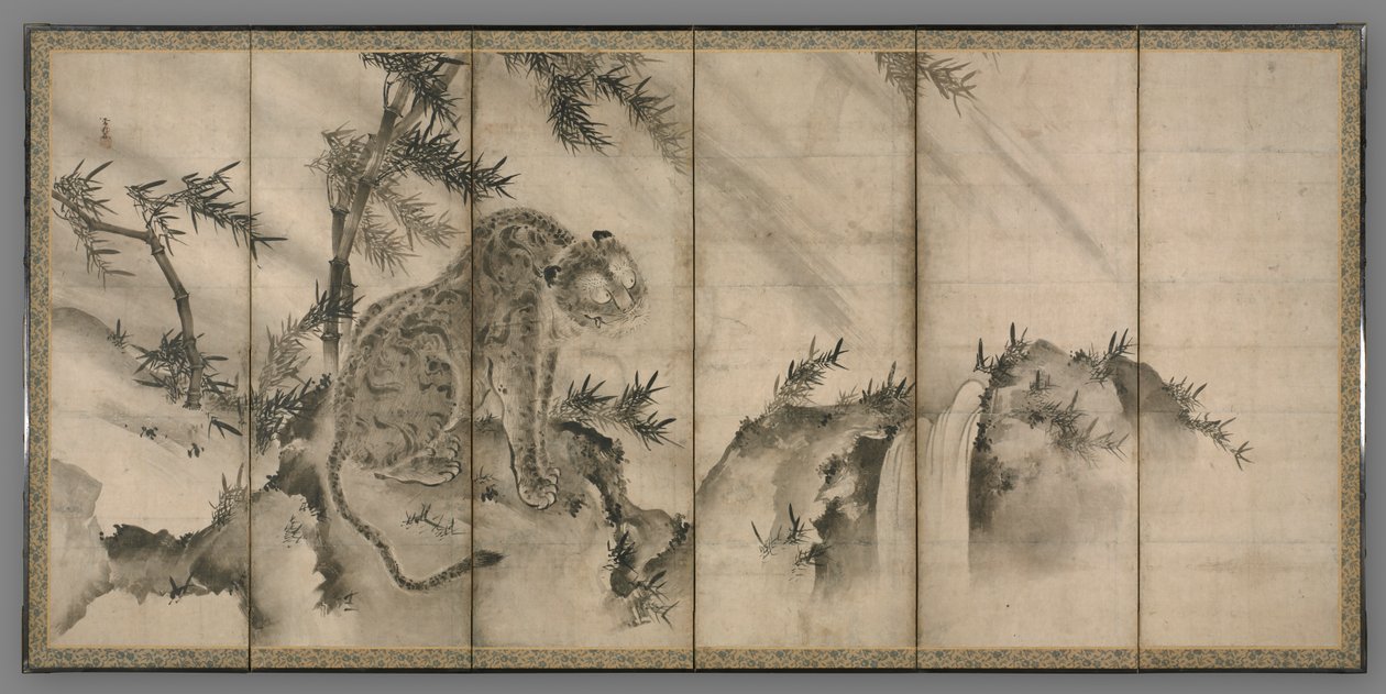 Draak en Tijger door Sesson Shukei