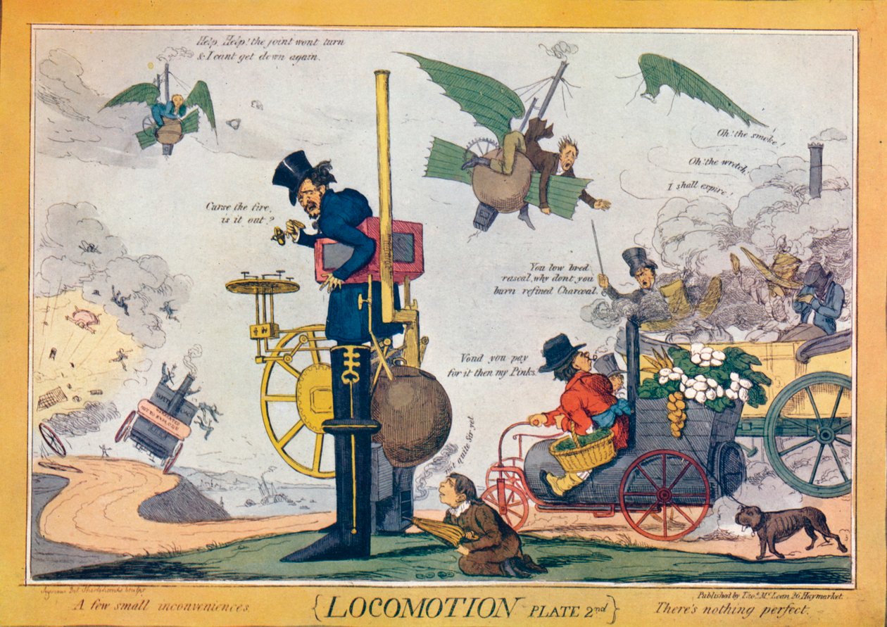 Locomotion Plaat 2e, ca. 1835 1905 door Seymour Del Shortshanks