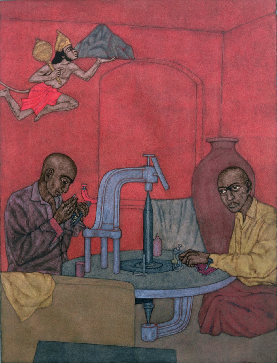 Hanuman - Diamantslijpers, 1996 door Shanti Panchal