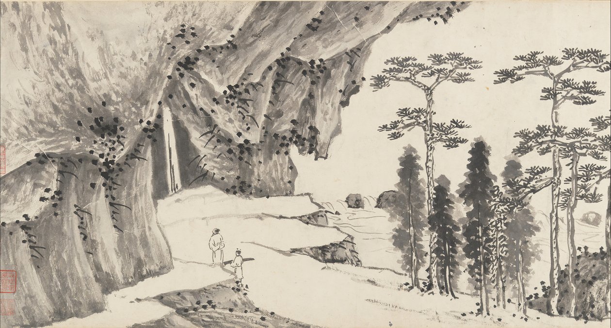 Gezamenlijk landschap door Shen Zhou