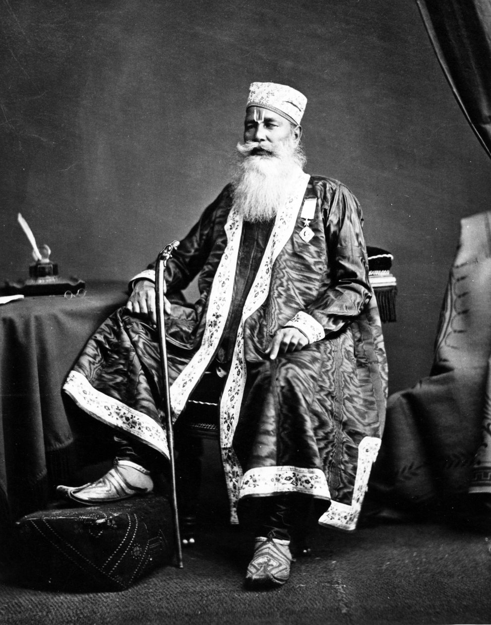 Lachman Das, Seth van Muttra, c.1863 door Shepherd and Robertson