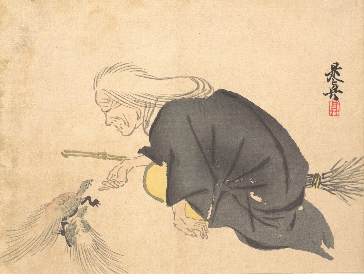 Uba, ca. 1860 door Shibata Zeshin
