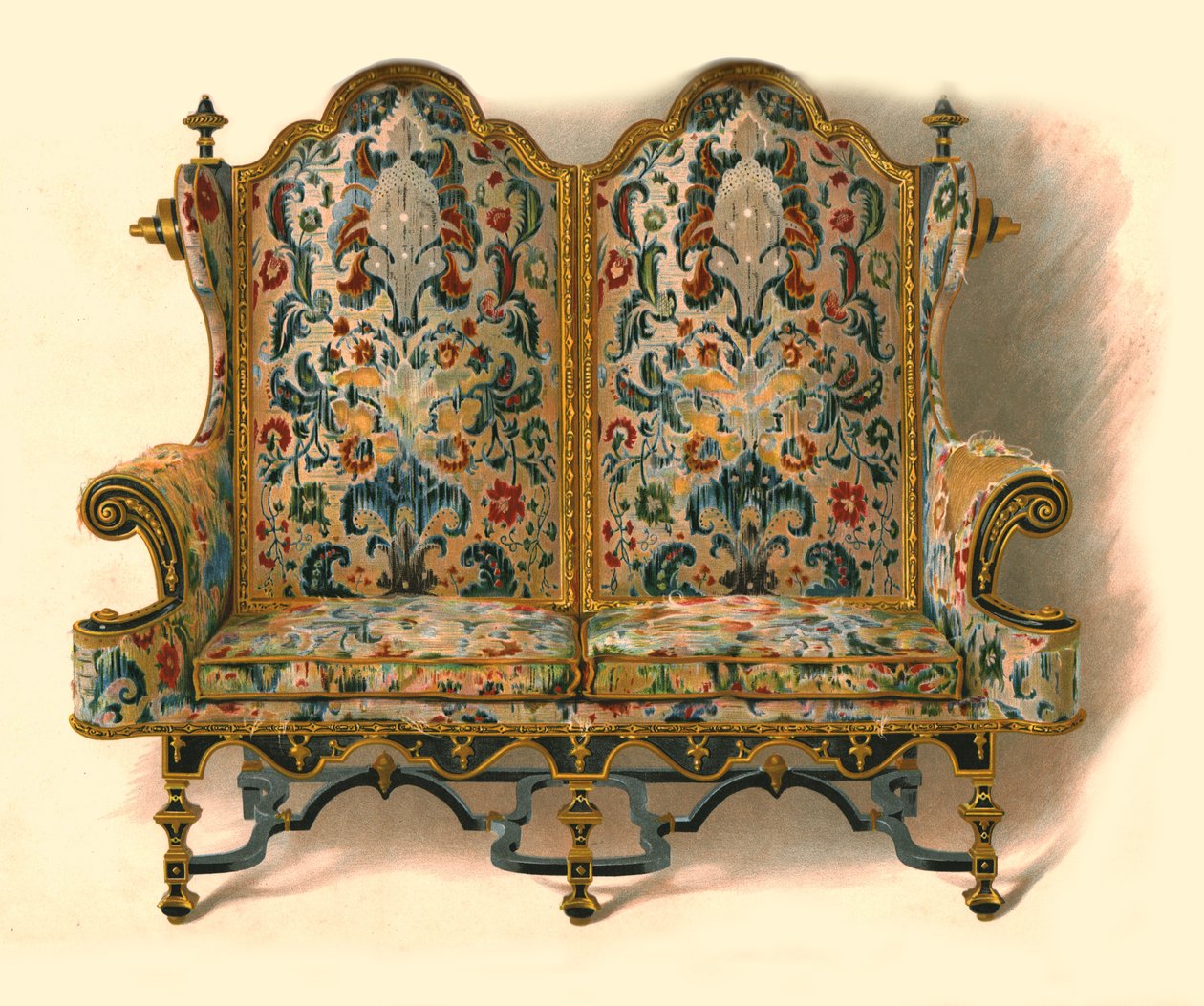 Bank, 1905 door Shirley Charles Llewellyn Slocombe