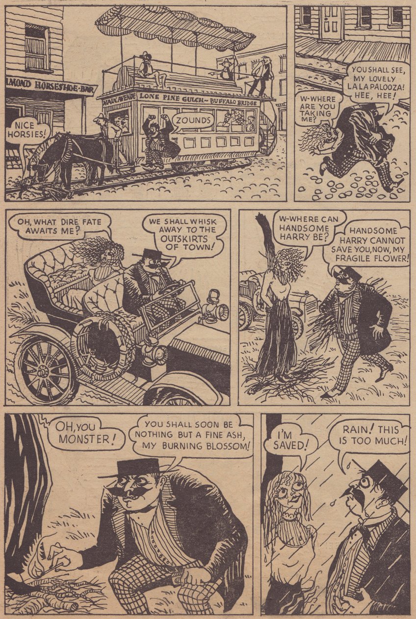 Desperate Desmond, stripverhaal door Shirley Markham