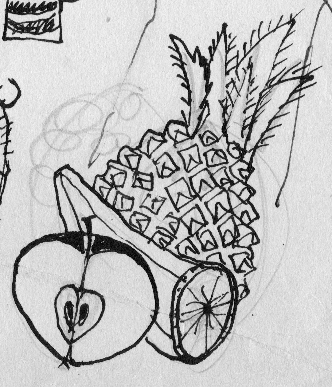 Fruit door Shirley Markham