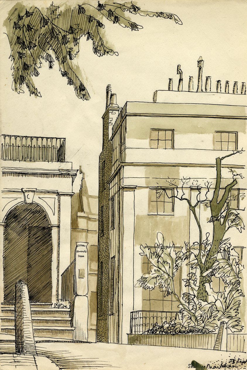 Georgische huizen, Londen door Shirley Markham