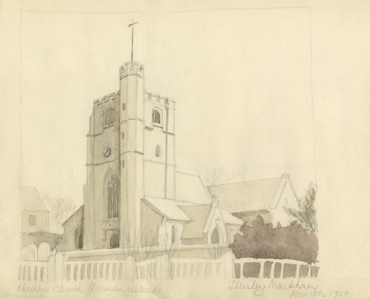 Hadley Kerk door Shirley Markham