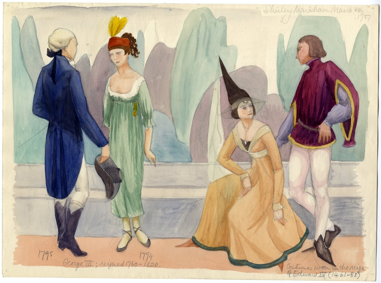 Historisch kostuum, 1951 door Shirley Markham