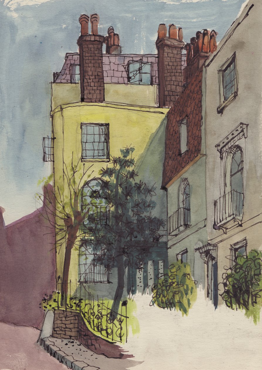 Huizen in Hampstead door Shirley Markham
