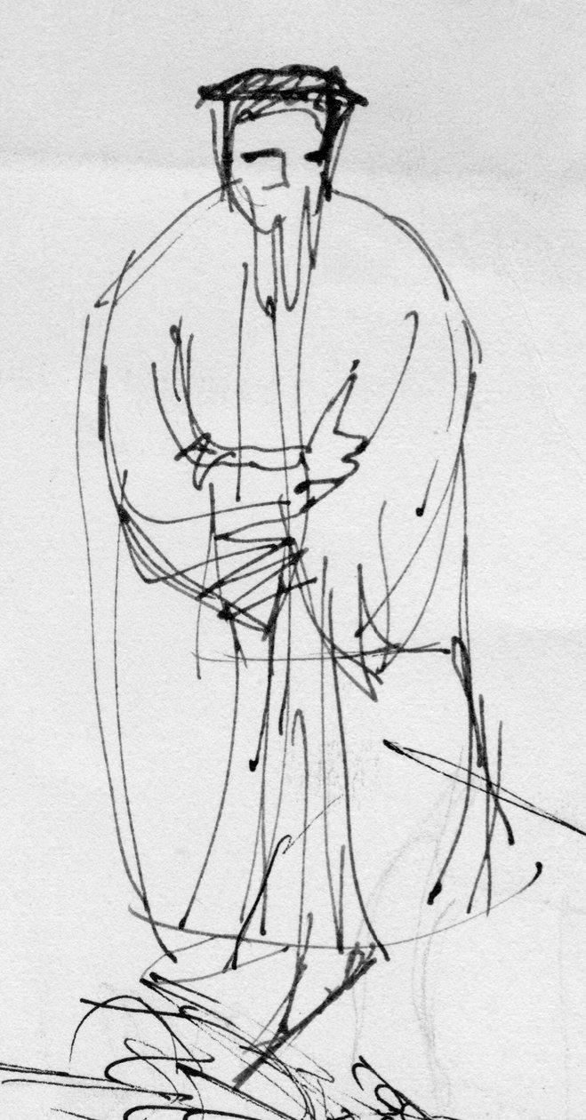 Man in kostuum uit die tijd, ca. 1950 door Shirley Markham