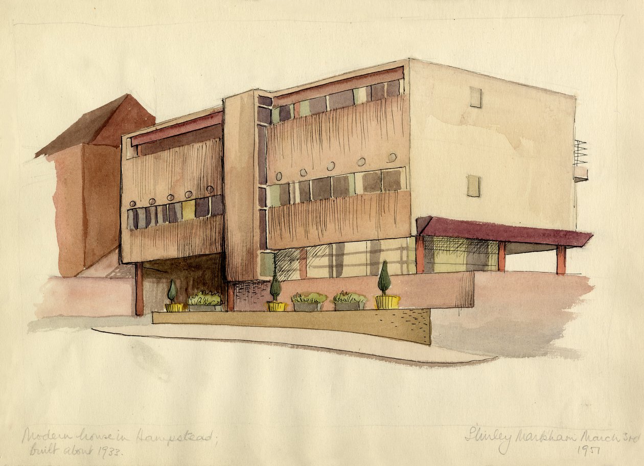 Modern huis in Hampstead door Shirley Markham