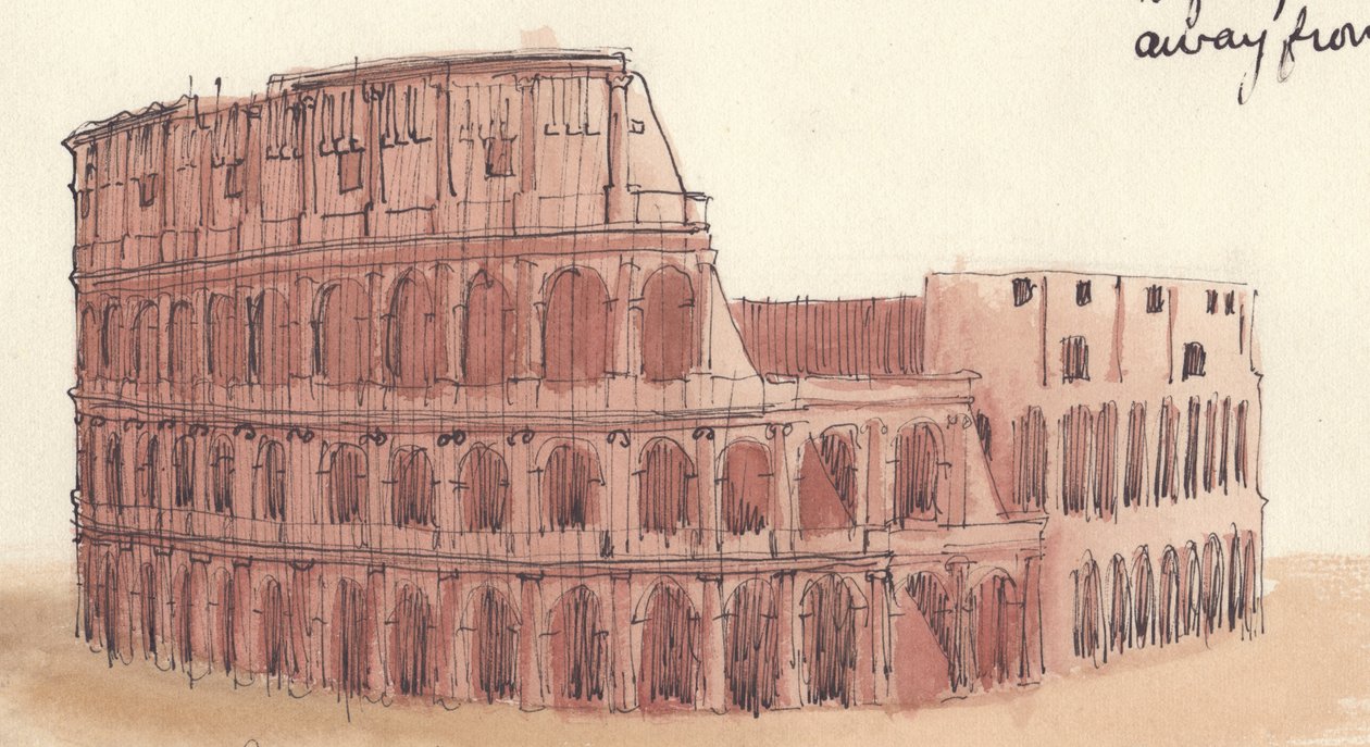 Het Colosseum, Rome, Italië door Shirley Markham