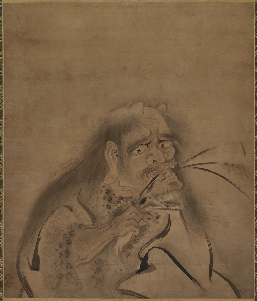 Portret van Shinno, late 1400s-vroege 1500s door Shoryo