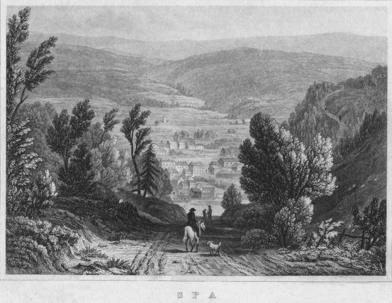 Spa, 1850 door Shury and Son