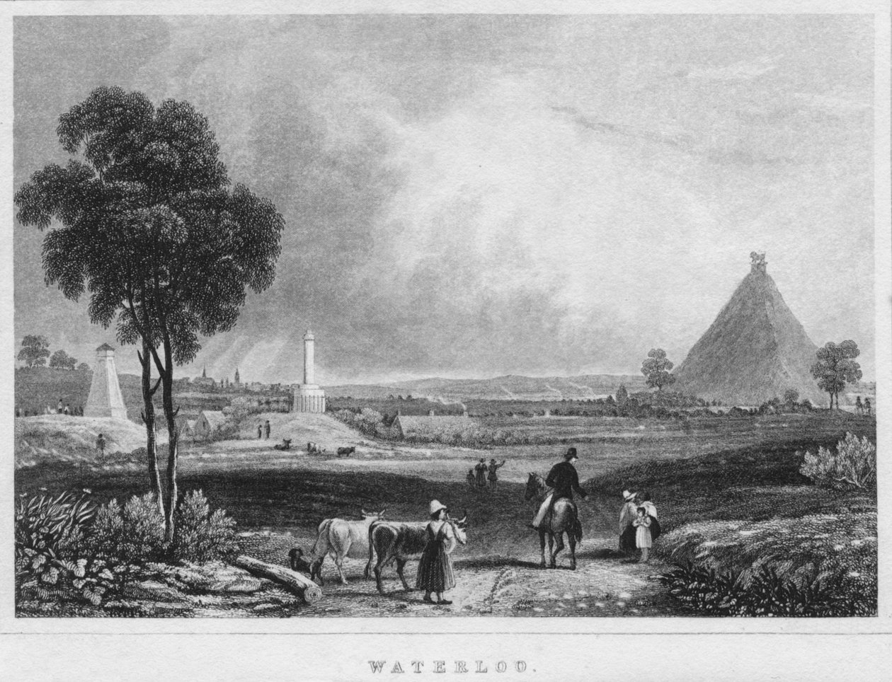 Waterloo, 1850 door Shury and Son