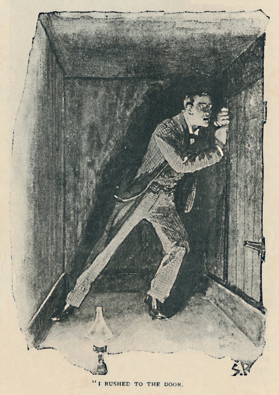 Ik rende naar de deur, 1892 door Sidney Paget